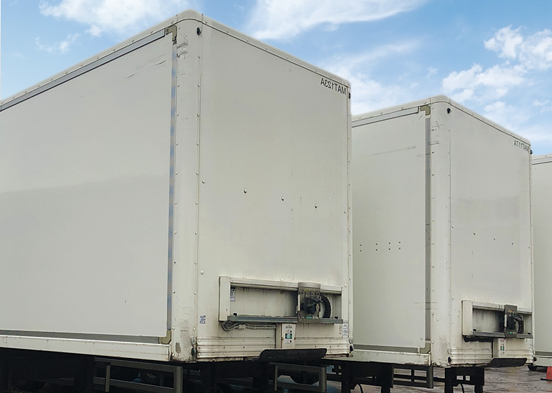 Certified and licensed trailers for storage rental
